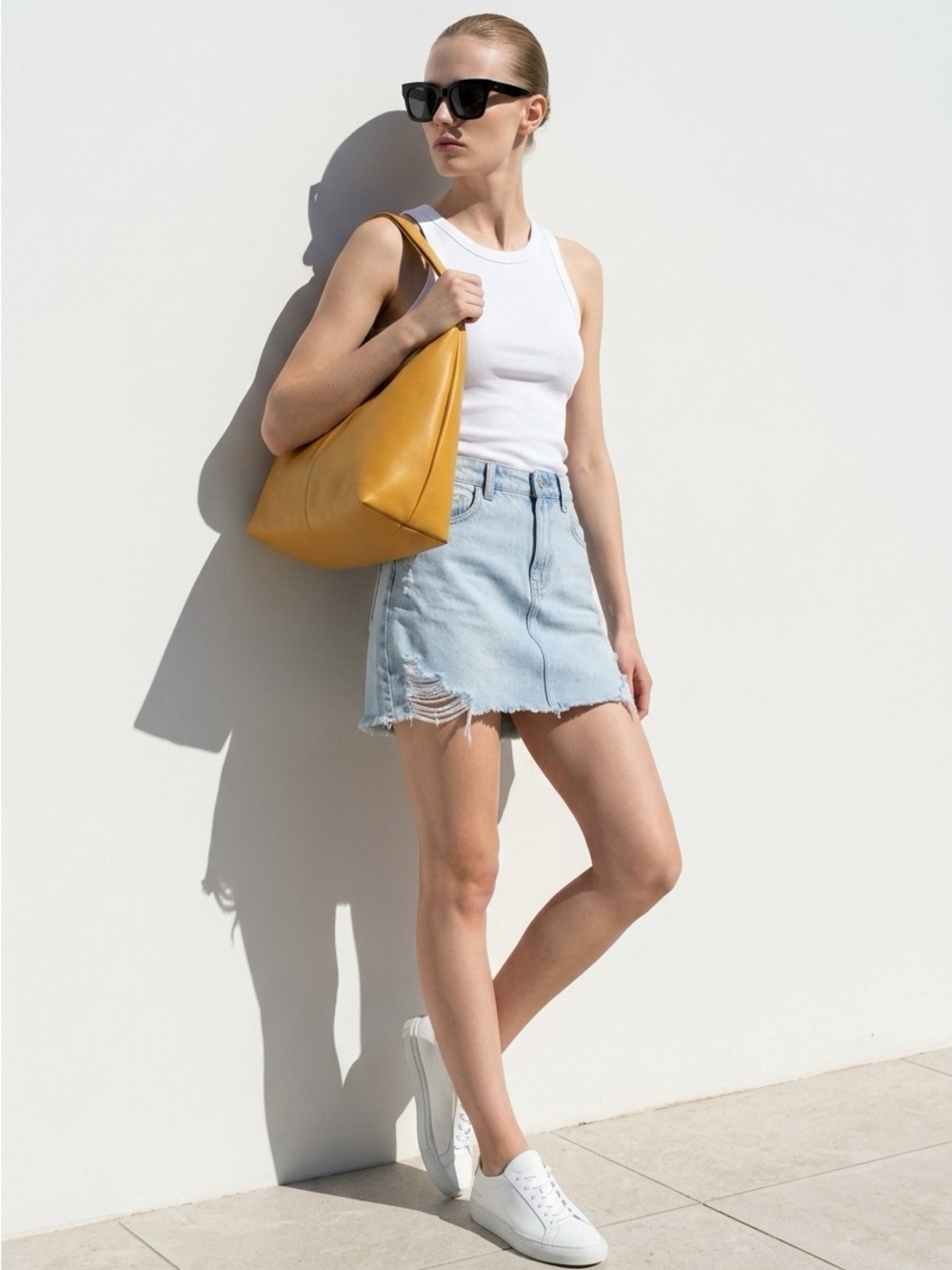 Pacsun Distressed Skirt